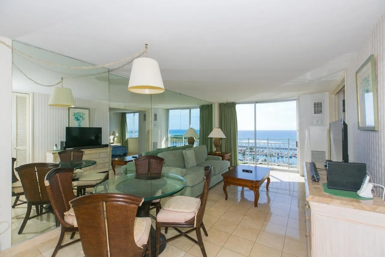 Apartmán Ilikai Marina 1584 Yacht Harbor View 1Br Honolulu